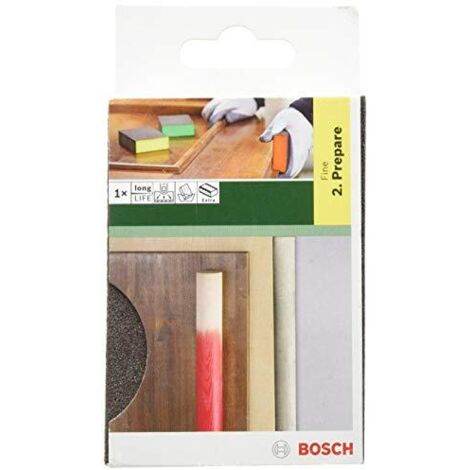 Bosch Spugna Abrasiva Prepare, Blu, Nero