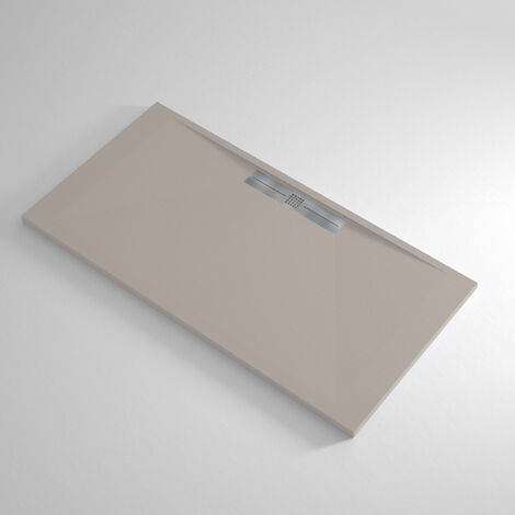 Receveur de douche Resine MARQUIS Sable - 90x170 cm - Grille + Valve OFFERTE (1/4)