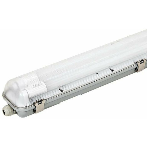 Kit de Réglette LED IP65 + 2 Tube Néon LED 150cm T8 22W - Blanc