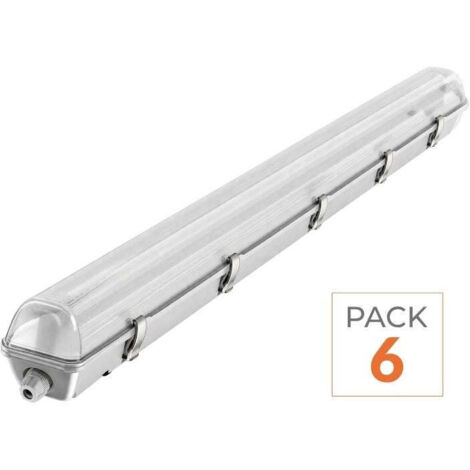 Réglettes LED 120cm 48W SILAMP - Pack De 4 En 4000-5500K, Transformateur Inclus