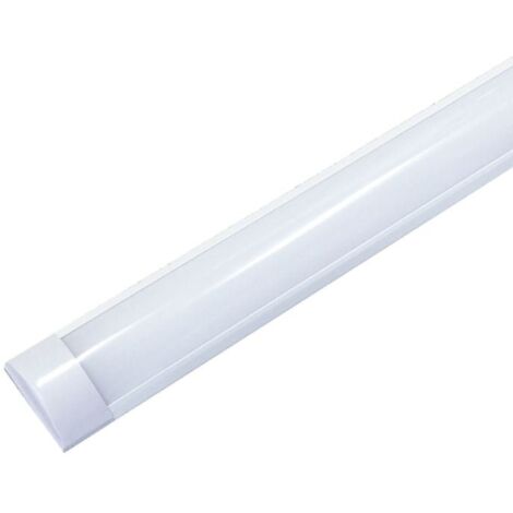 Silamp – Réglette LED 60cm 24W – Blanc neutre 4000K – Éclairage direct 220V – Support de fixation inclus – Économie d'énergie jusqu'à 80%