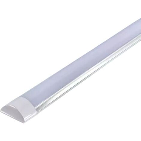 Silamp – Réglette LED 60cm 18W – Blanc froid 6000K – 8000 lumens – Installation rapide 220V – Éclairage pour cuisine et salon