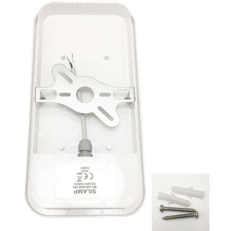 Applique LED Murale 20W Rectangulaire IP65 - Blanc Froid 6000K - 8000K - SILAMP
