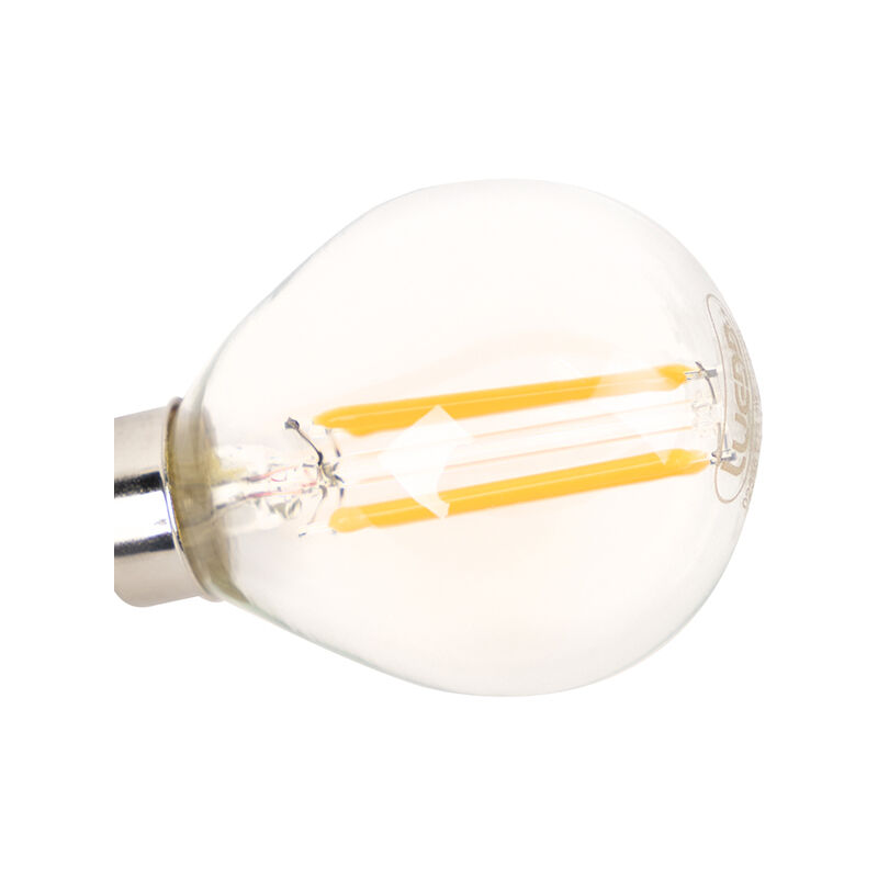 Noxion Lucent Lustre LED E14 Boule Dépolie 4.5W 470lm - 827 Blanc Très  Chaud, Équivalent 40W
