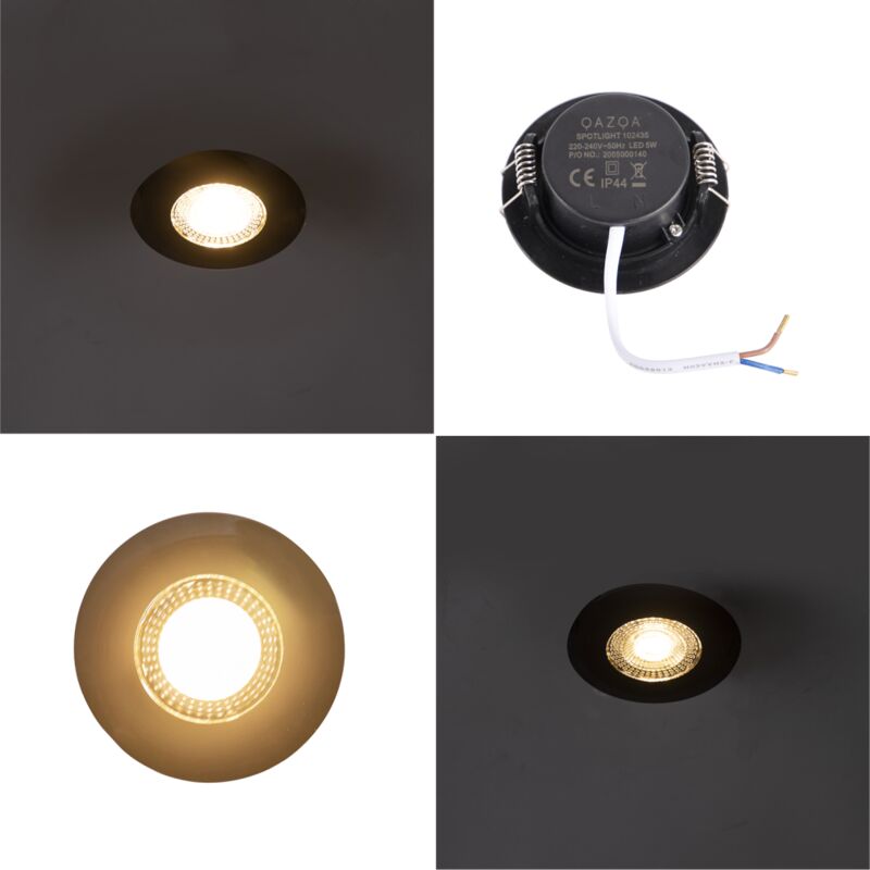 Spot LED Encastré IP44 5W - Blanc Froid 6000K Pour Salle De Bain Et Cuisine