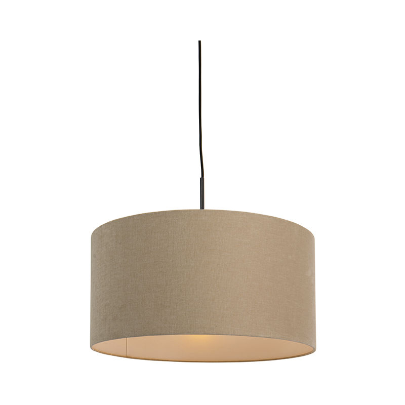 Qazqa led abat-jour himalaya - beige - design - d 40cm - Conforama