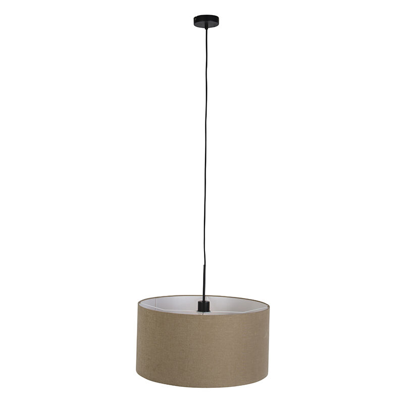 Qazqa led abat-jour himalaya - beige - design - d 40cm - Conforama