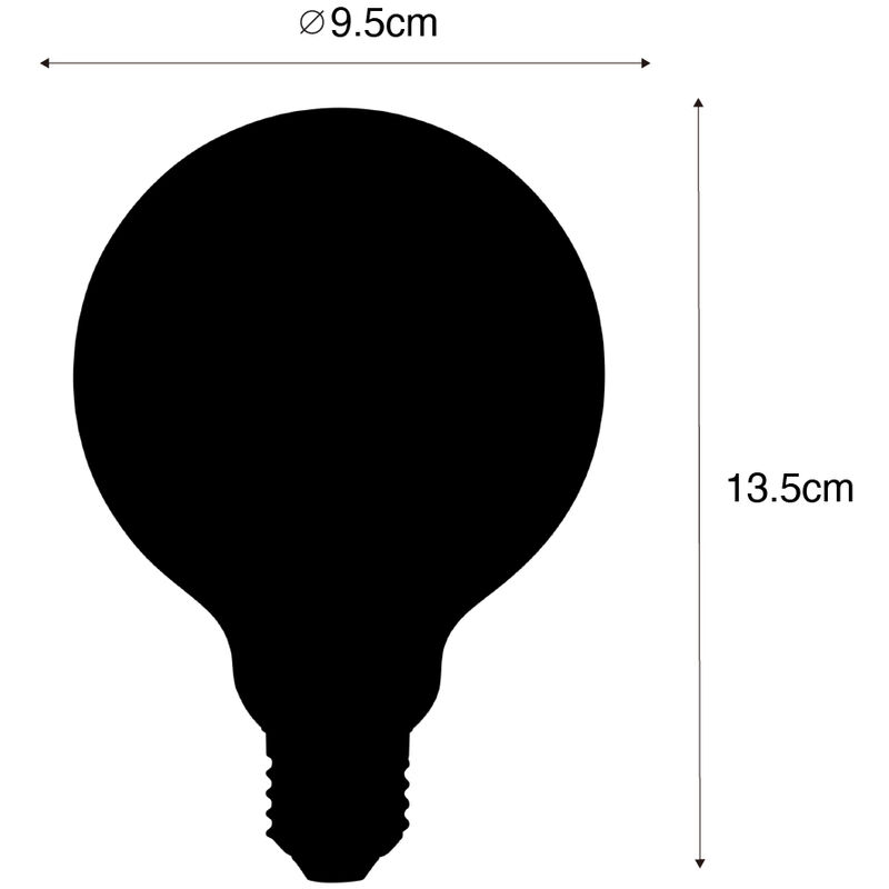 Lampadina alogena SELRED G95 E27/40W/230V 2200K