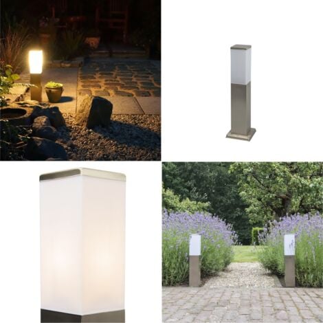 QAZQA malios - éclairage de terrasse et d'allée de jardin - 1 lumière - L 80 mm - Acier - Design, Moderne - éclairage extérieur