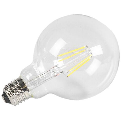 Ampoule LED type globe E27 8W 900lm lumière chaude 95mm dimmable