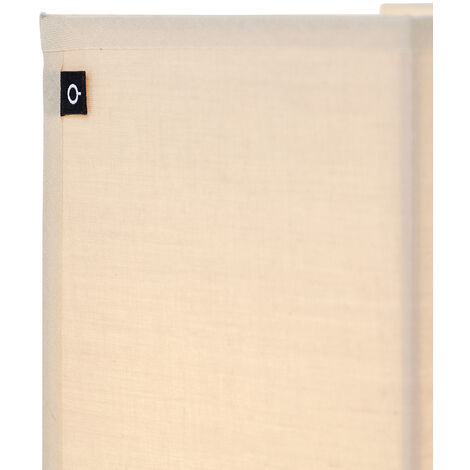 QAZQA vete - Applique murale avec Abat-Jour - 1 lumière - L 150 mm - Beige - Moderne - éclairage intérieur - Salon I Chambre