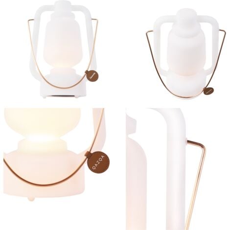 QAZQA storm - LED Dimmable Lampe sur pied extérieur variateur inclus - 1 lumière - H 300 mm - Blanc - Design, Moderne - éclairage extérieur
