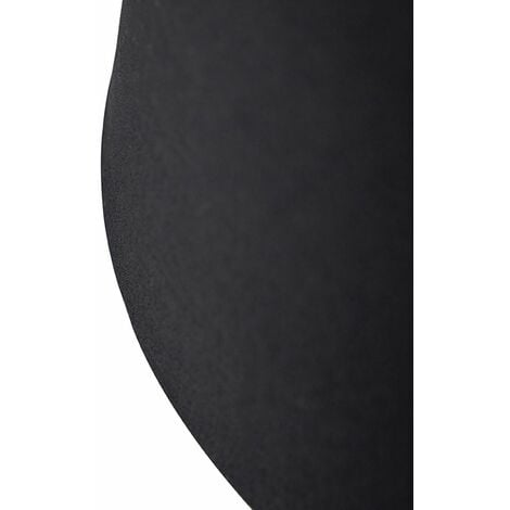 QAZQA rond schuin katoen - Abatjour - Ø 350 mm - Noir et Or - Moderne -