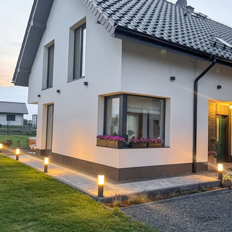 QAZQA malios - éclairage de terrasse et d'allée de jardin - 1 lumière - L 80 mm - Blanc - Design, Moderne - éclairage extérieur