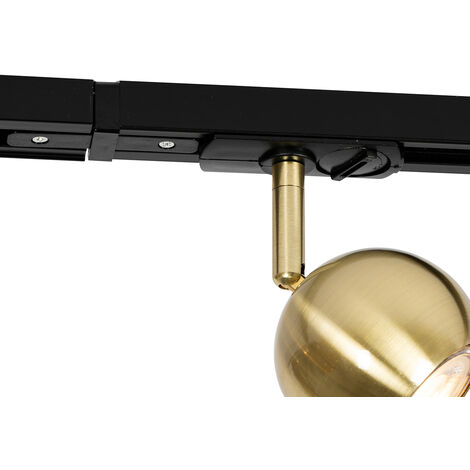 Qazqa Jeana - Système Sur Rail Spot Luminaire Plafond | WhichOne