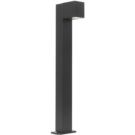 QAZQA Jarra - Lampadaire - 1 Lumière - L 23 Cm - Noir - Moderne - éclairage Extérieur