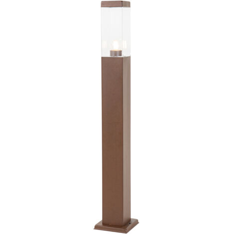 QAZQA malios - LED éclairage de terrasse et d'allée de jardin - 1 lumière - L 12.5 cm - Brun rouille - - éclairage extérieur (1/5)