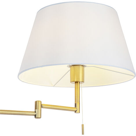 QAZQA ladas - Lampe sur pied bras articulé - 1 lumière - H 1500 mm - Bronze - Moderne - éclairage intérieur - Salon I Chambre