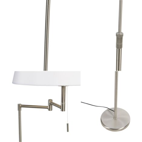 QAZQA ladas - Lampe sur pied bras articulé - 1 lumière - H 1500 mm - Blanc - Moderne - éclairage intérieur - Salon I Chambre