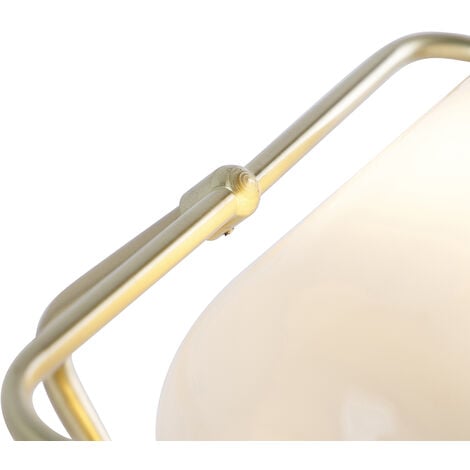 QAZQA banker - Lampe de notaire - 1 lumière - L 265 mm - Doré - Classique/Antique - éclairage intérieur - Salon I Chambre