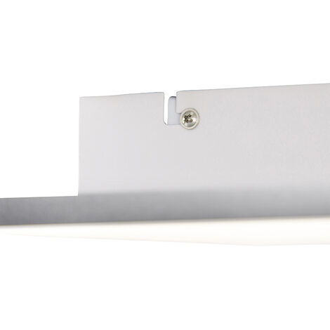 QAZQA liv - LED Dimmable Panneau  Panel  Plafonnier variateur inclus - 1 lumière - L 400 mm - Acier - Moderne - éclairage intérieur - Salon I Chambre I Cuisine I Salle à manger