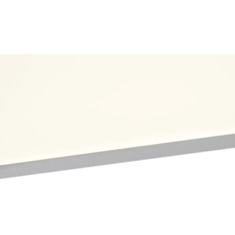 Qazqa Liv LED-Deckenpanel Schwarz 80x30cm – 3300 Lumen, 4000K, Nicht Dimmbar, Für Wohnzimmer, Küche, Büro