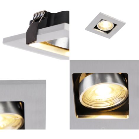 Spot De Plafond Jeana - 1 Lumière - L 95 Mm - Acier - Moderne