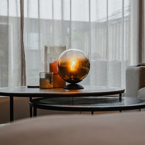 QAZQA pallon - Lampe de table Art Deco - 1 lumière - Ø 20 cm - Doré - Art  Deco - Éclairage intérieur - Salon I Chambre I Cuisine I Salle à manger