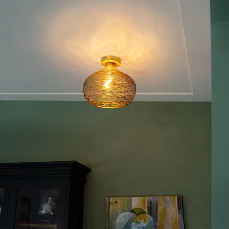 QAZQA Plafonnier Oriental Or 60 Cm - Glan Pas Cher