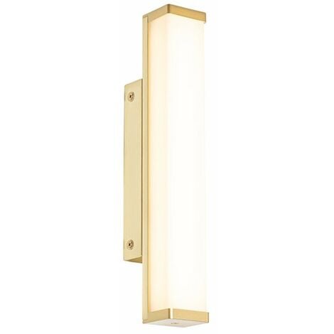 QAZQA cascada - LED Applique murale - 1 lumière - L 32 cm - Doré/Laiton - Moderne - éclairage intérieur - Salle de bains