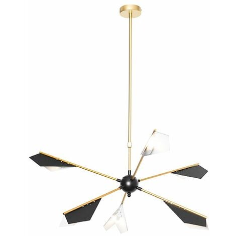 QAZQA Zuzanna - Suspension Design - 1 Lumière - 25 Cm - Oranje - Salon | Chambre à