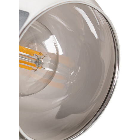 Acheter Qazqa Vidro Spot Plafond, Plafonnier 1 Lumière L 10 Cm Rose Art Deco éclairage Intérieur Salon I Chambre Cuisine Salle à Manger ? Comparer Chez