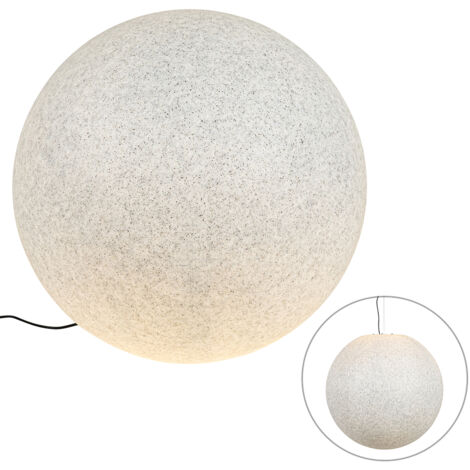 QAZQA nura - Lampadaire - 1 lumière - Ø 77 cm - Gris - Moderne - éclairage extérieur (1/5)
