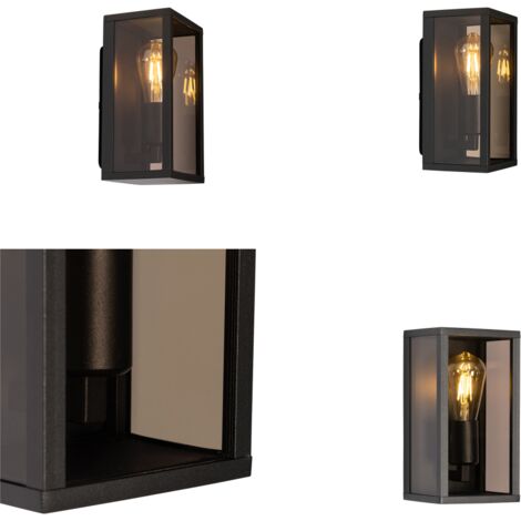 QAZQA Solo - Applique Murale Avec Détecteur Moderne - 1 Lère