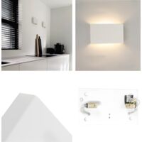 QAZQA otan - Applique murale Moderne - 2 lumière - H 140 mm - Blanc - Moderne - Éclairage intérieur - Salon | Chambre | Cuisine | Salle à manger