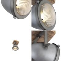 QAZQA Emado - LED Dimmable Spot Plafond, Plafonnier Variateur Inclus - 2 Lumière - L 27 Cm