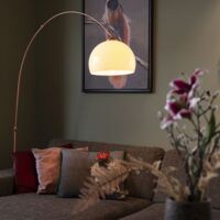 Qazqa arc-basic - Lampe arquée - 1 lumière - H 1760 mm - Gris