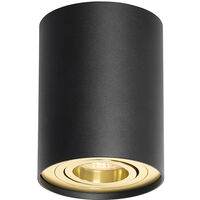 Lampe d'armoire KAVOS GU10 - noir / laiton
