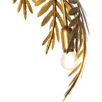QAZQA botanica - Lampadaire - 3 lumière - H 193 cm - Doré/Laiton - Rustique - éclairage intérieur - Salon I Chambre