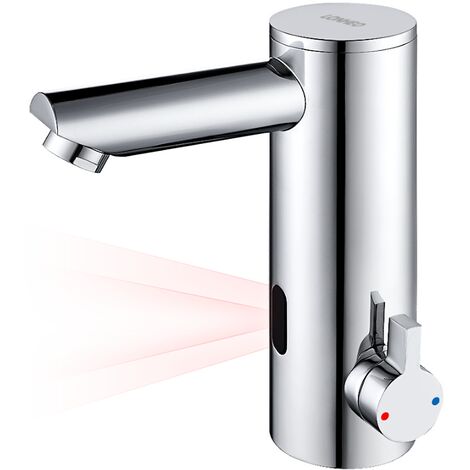 Sensor Wasserhahn Automatik Mischbatterie Badarmatur Wasserhahn Automat Infrarot 