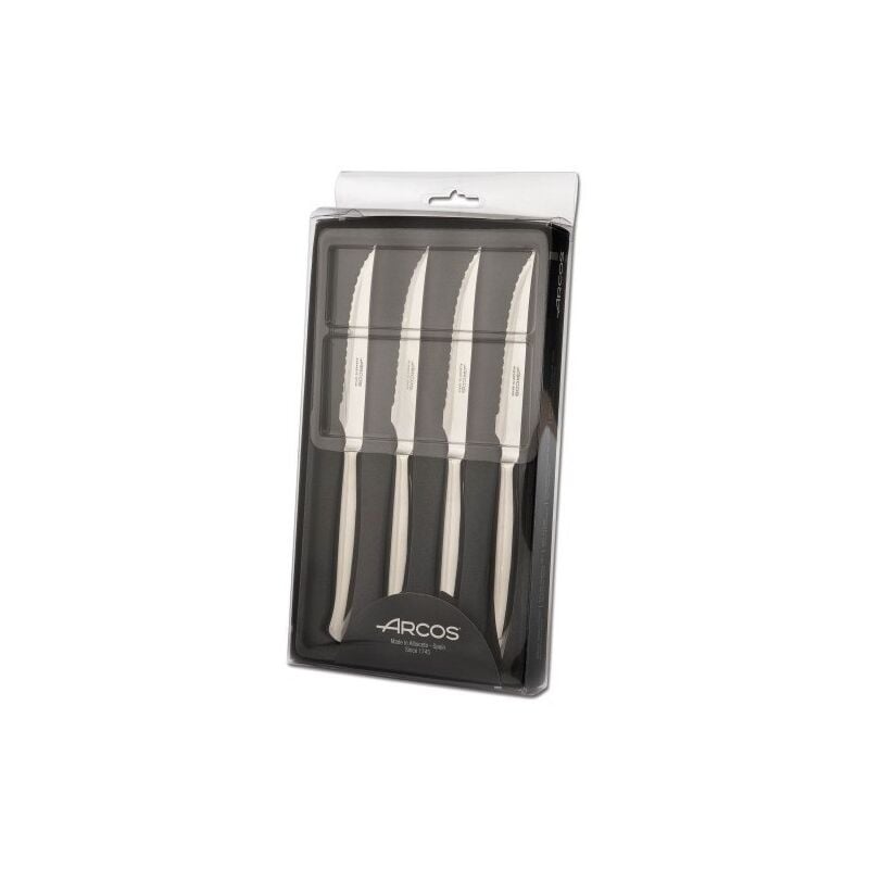 Cuchillo Cocina Chuletero 110Mm Mango Inox Inox Arcos 378400 4 Pz