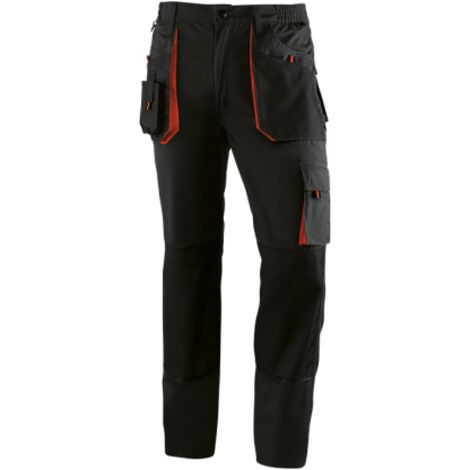 Pantalon Trabajo Xxl Tergal Azul/Negro Top Range Juba