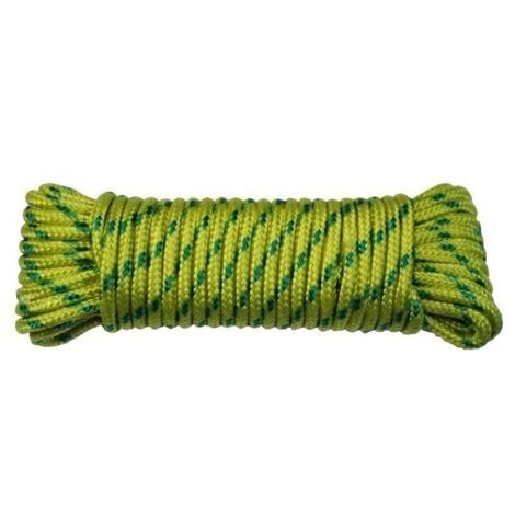 Cuerda Trenzada resistente para tender la ropa, 4 mm de grosor, 20
