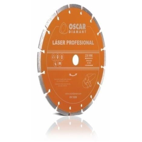 Di/ámetro 230 x 30//22.2//25.4 mm Disco Diamante Borde Continuo para Azulejos Altura de segmento 5 mm Leman 68230