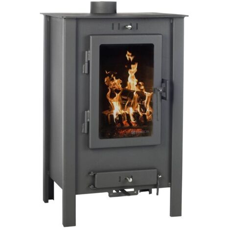 Estufa Leña 800X510X408 Mm 16Kw S/V 110Mm 44Kg 450 Viena The