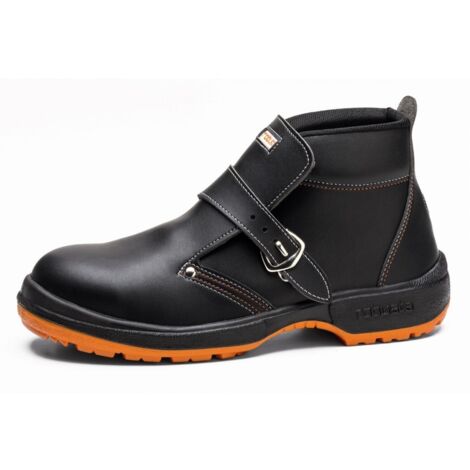 Bota T44 S2 Pu-Dd Puntera/plantilla Metal Roble Piel Negro Robusta