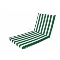 Cojin para tumbona 180x54x3 cm - Rayas Verdes