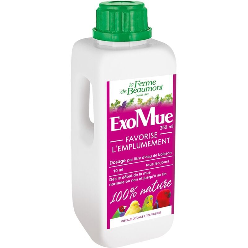 ExoMue Favorise l'emplumement oiseaux exotiques