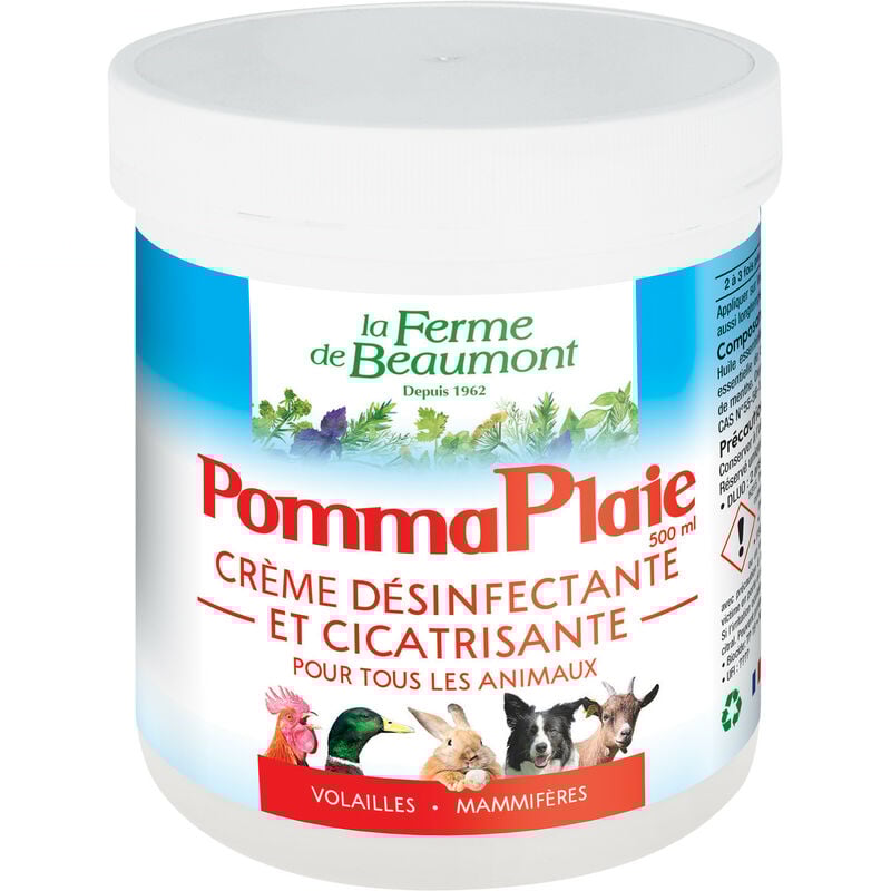 PommaPlaie CrÃ¨me dÃ©sinfectante et cicatrisante pour tous vos animaux