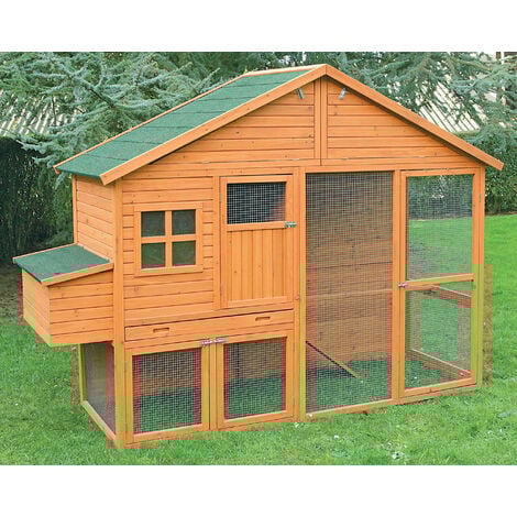 Poulailler Colorado Poulailler voliÃ¨re grandes dimensions 6 Ã  8 poules